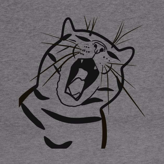 Angry Cat by Graphic O Maniac